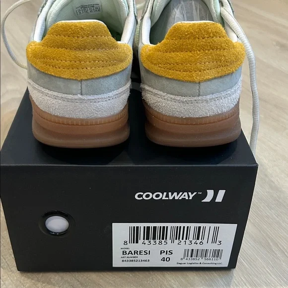 Coolway Women's Mint and Mustard Sneakers - Picture 3 of 5